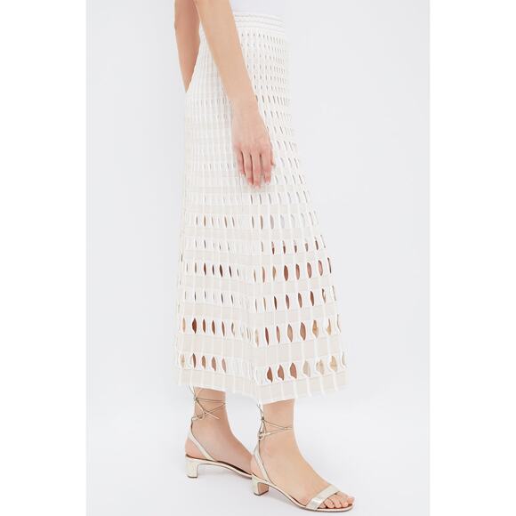 SIMKHAI Multi Sand Larken Midi Skirt Size XS NWT Retail $595 - Picture 6 of 7